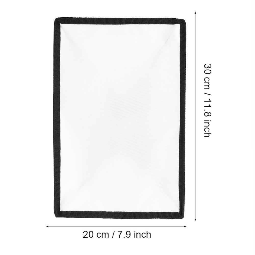 20x30cm Softbox Diffuser Accessories For Camera Flash Light Speedl Fit