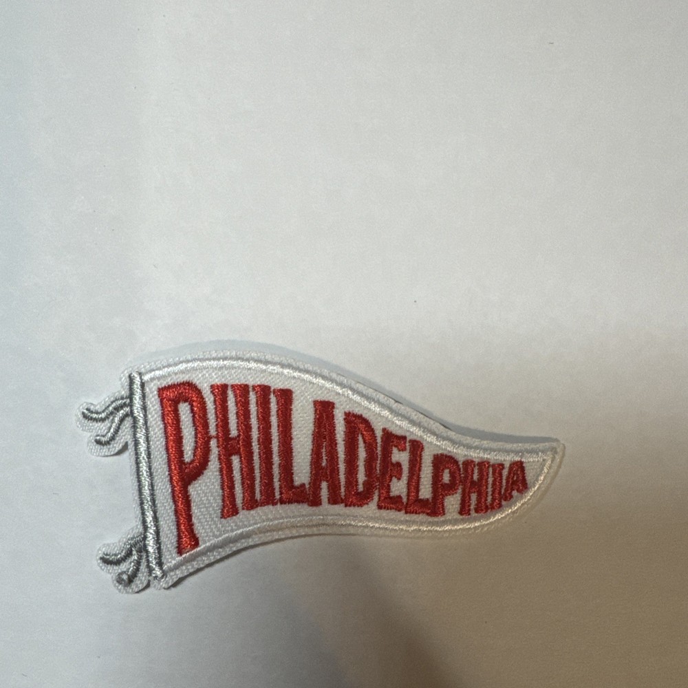 Philadelphia Flag Embroidered Iron On Patch