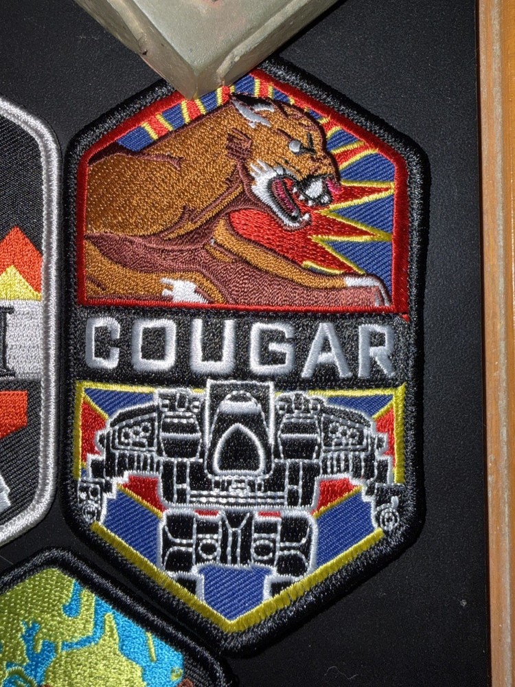 Cougar Embroidered Patch BattleTech Virtual World Authentic