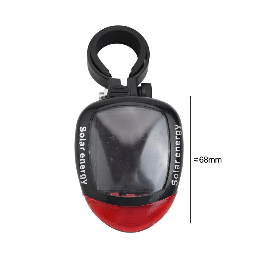 Sustainable Lighting Solution Solar Powered MTB Taillight Easy Mounting