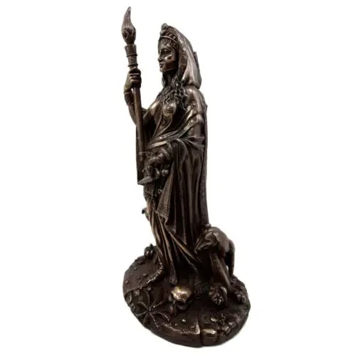 Goddess Hecate Bronze Statue