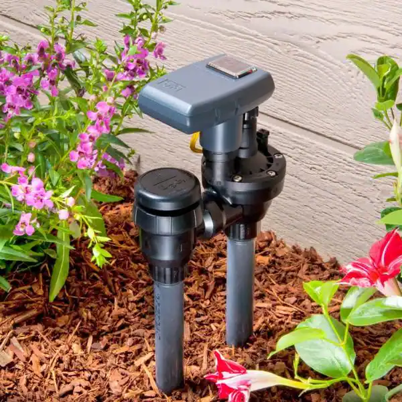 Irrigation Timer Solar Powered Anti-Siphon Valve Rain Sensor Compatible DIG NEW