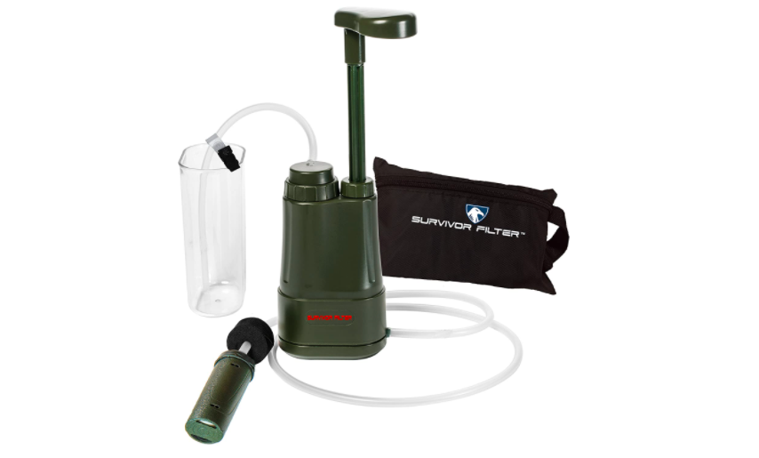 Water Purification System Portable Lightweight Hand Pump Filter Hiking Camping