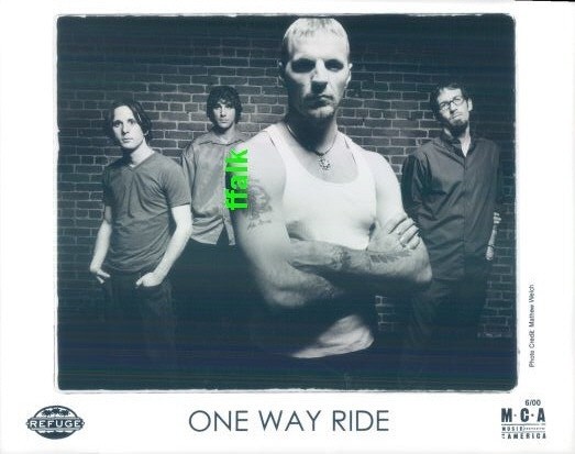 Press Photo: ONE WAY RIDE 8x10 B&W 2000