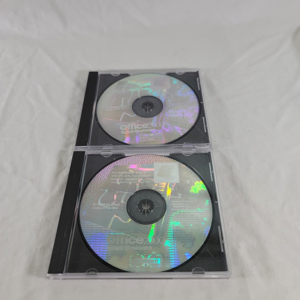 MICROSOFT OFFICE 2000 SMALL BUSINESS - PC CDROM - 2 Disc Set