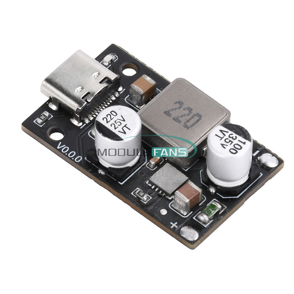 Type-C DC8~30V PD65W Fast Charging Module Step-Down Support PD3.1 QC3.0 SCP