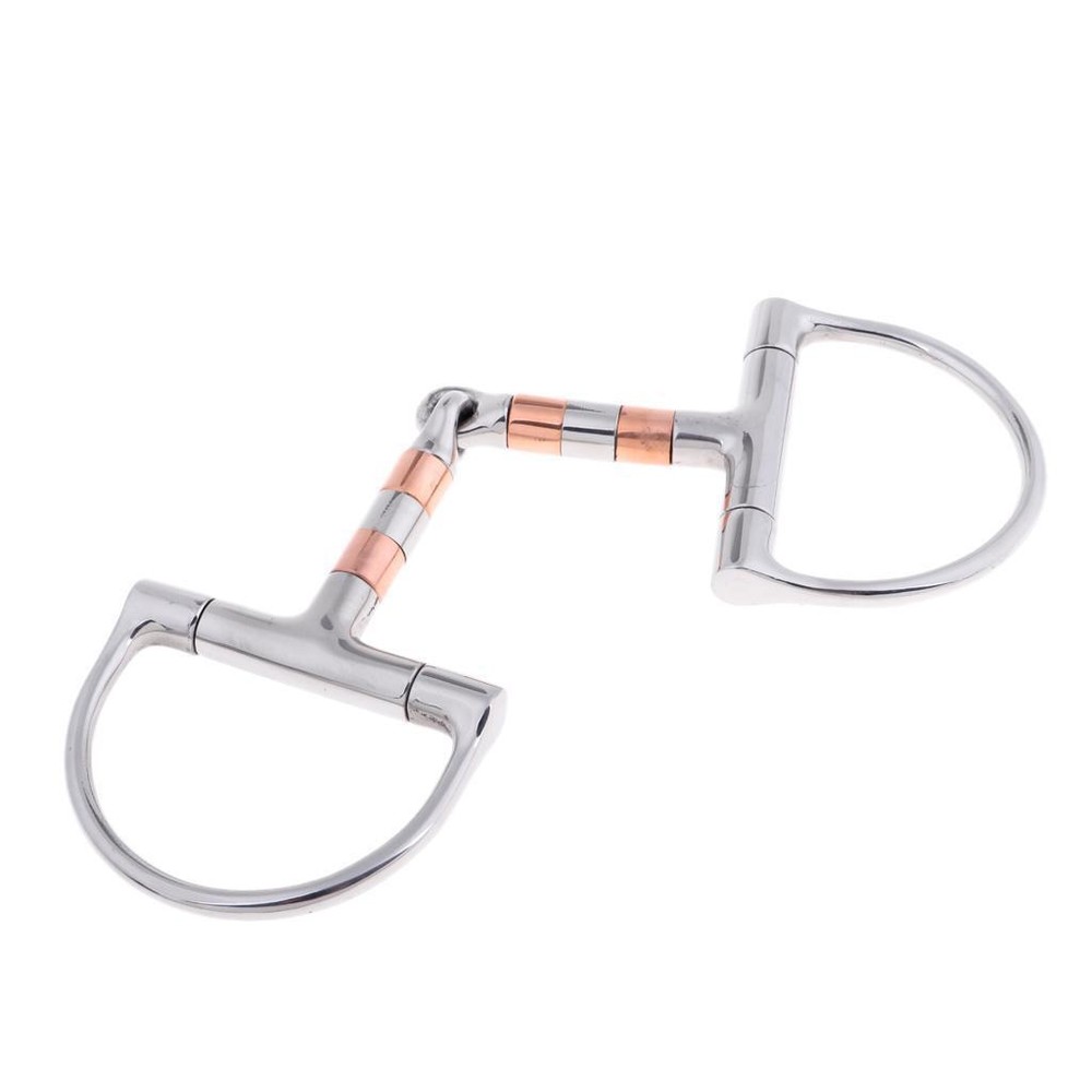 Stainless Steel Equestrian 5\'\' Mouth with Copper Rollers
