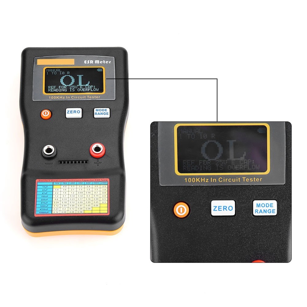 MESR-100 Auto Ranging Capacitance Meter For TV Repair