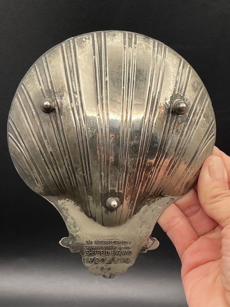 Brass Shell Reproduction Design SHEFFIELD ENGLAND 1700-1800 Made in USA - RF INC