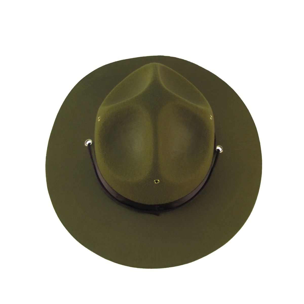 Olive Green Park Forest Ranger Hat Outdoor Cap Adult Trooper Costume Accessory