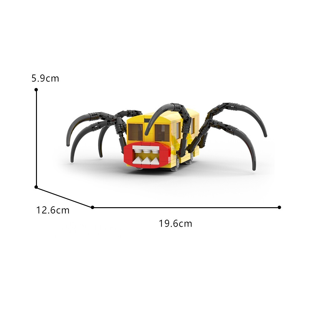165 PCS Choo Choo Charles MOC - BUS EATER Spider Bus Devil Creative Toys