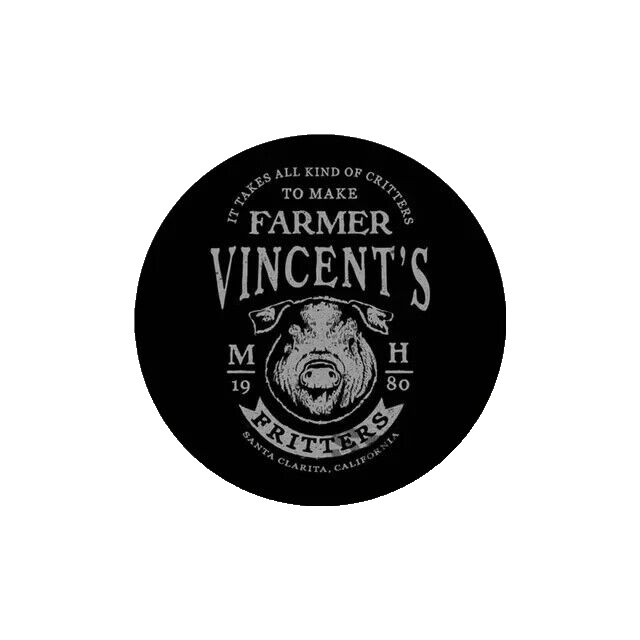 Motel Hell Pinback Farmer Vincent Hat Backpack Jackets Badge Brooch Lapel