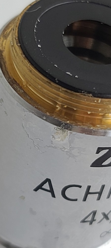 Zeiss Achroplan 4x/0,10 Infinity Microscope Objective Zeiss 44 00 20 01