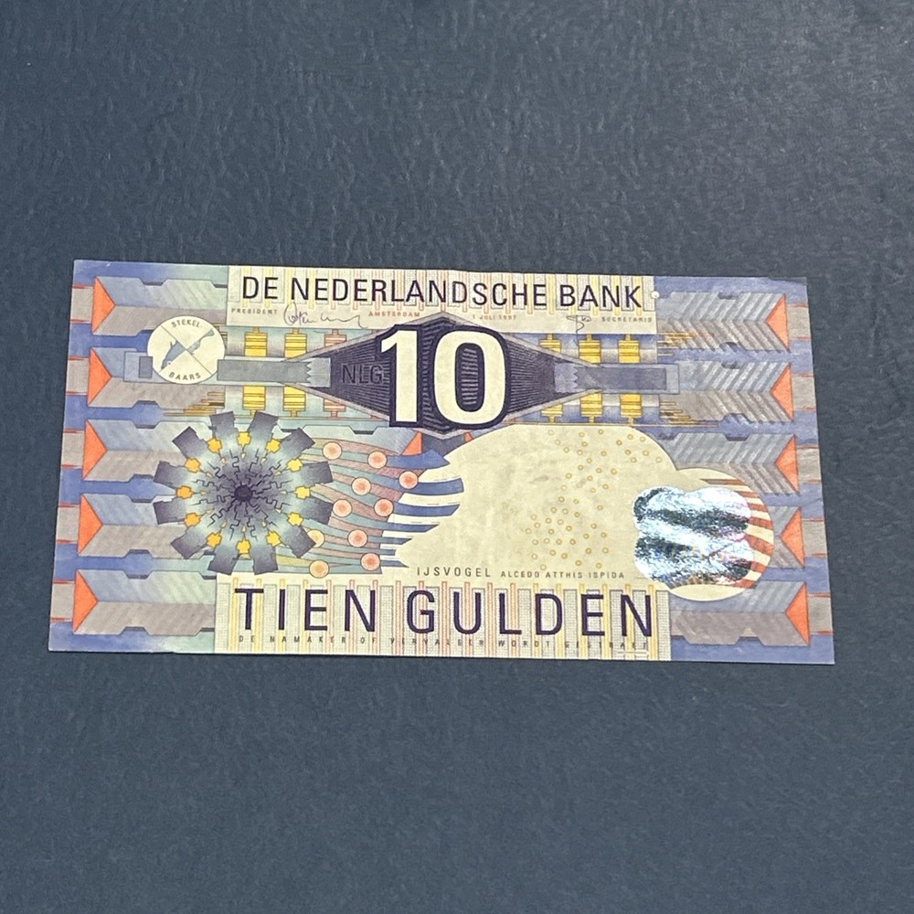 Netherlands- 10 Gulden- 1997