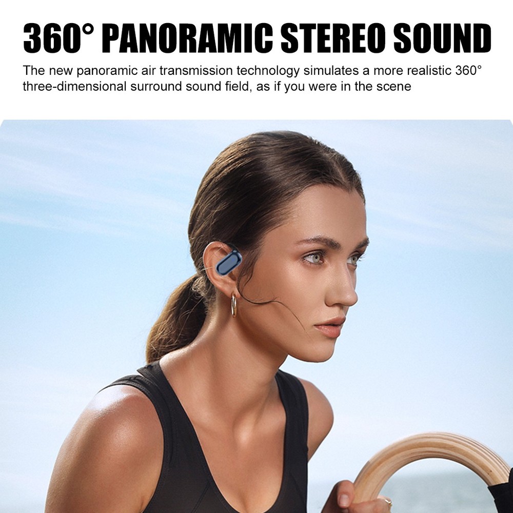 Wireless Earbuds Translator Bluetooth Open Earphones 144+ Languages Touchscreen
