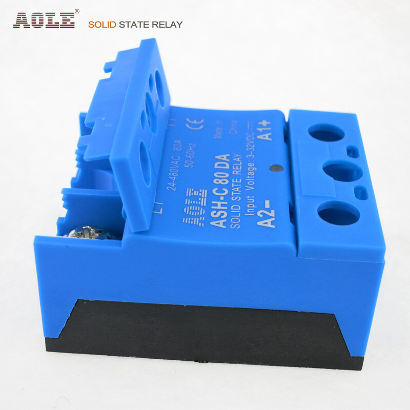 SSR single phase solid state relay 80A DC-AC ASH-C 80DA
