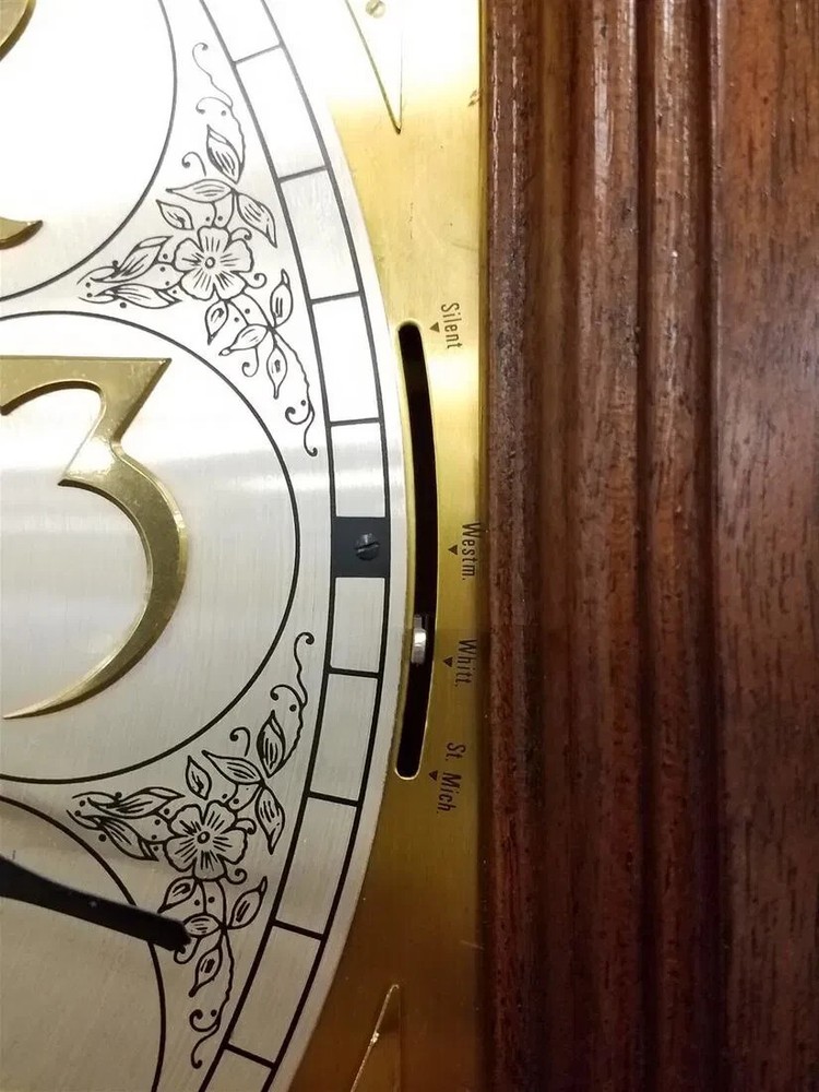 HOWARD MILLER MAHOG. GRANDFATHER CLOCK