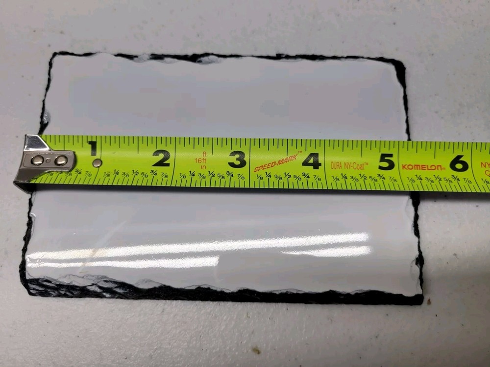 5 Pcs Blank Slate Rock Rectangular Picture Frame NEW