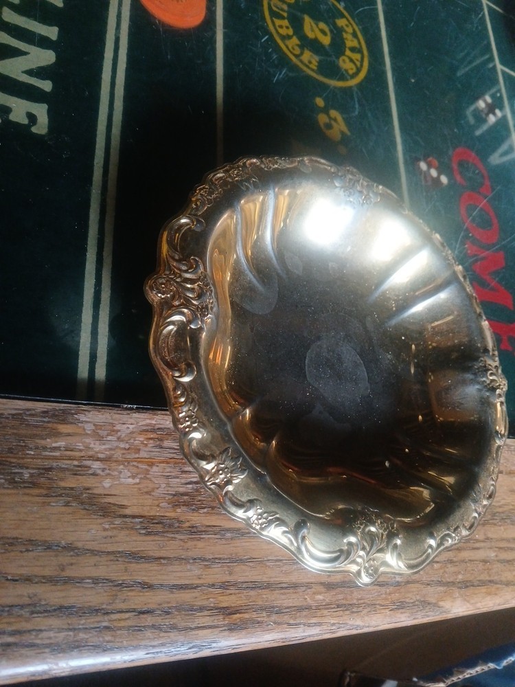 International Silver Company Dish Tray Silverplate 7.5" Trinket Candy