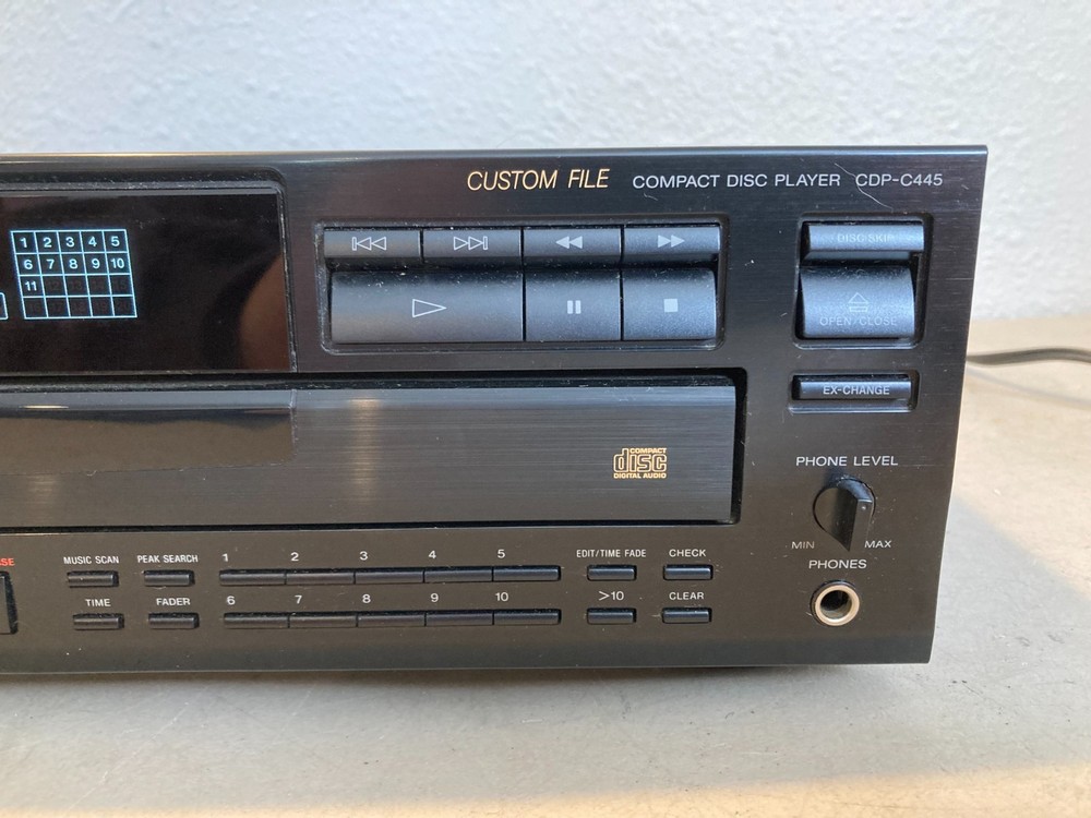 Sony CDP-C445 5 Disc CD Changer Player