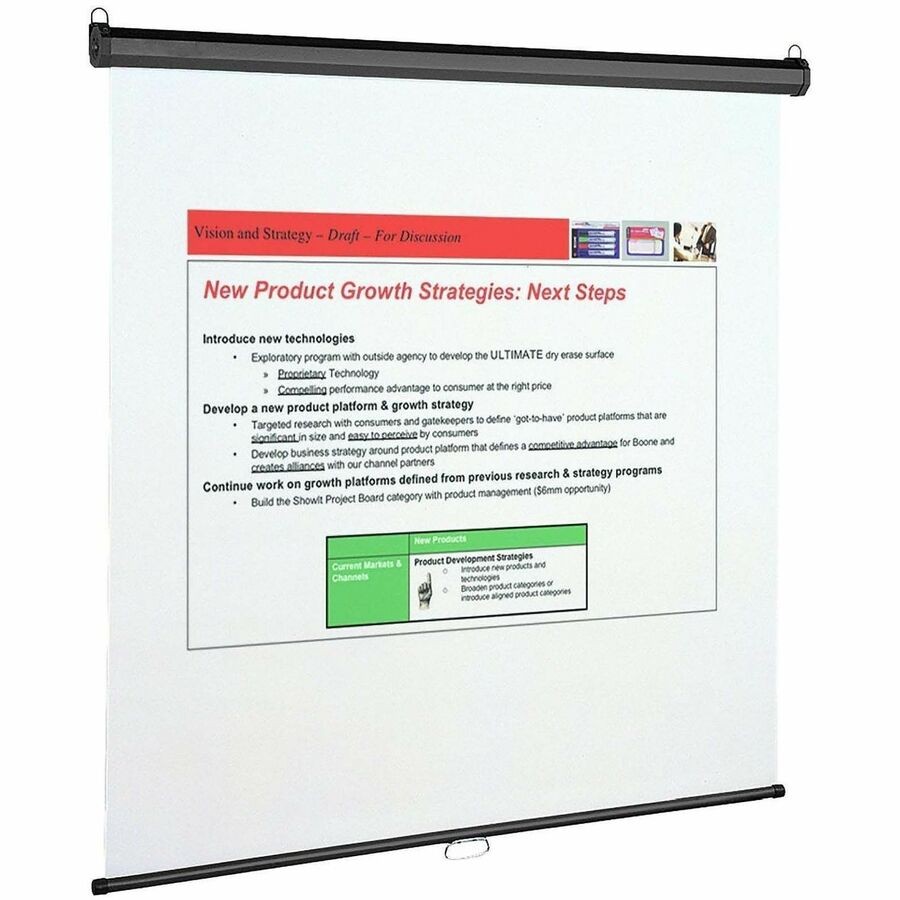 Quartet Wall/ceiling Projection Screen - 70" X 70" - Matte White (670S)