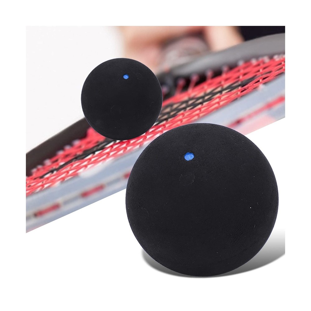 Fydun 37Mm Single Dot Squash Balls Rubber Squash Racket Balls for Beginner Co...