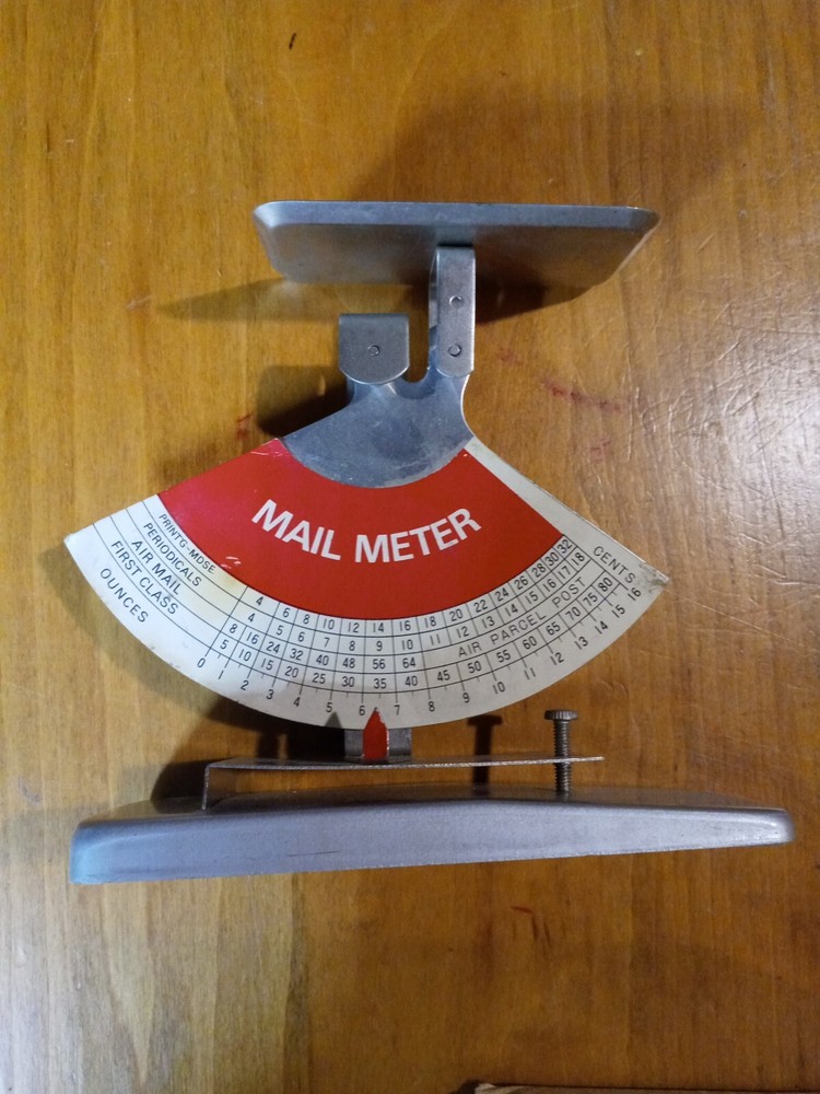 Vintage Postal Mail Meter Scale