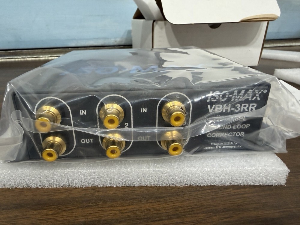Jensen Transformers ISO-MAX VBH-3RR Studio Quality Isolator/Corrector 3Component