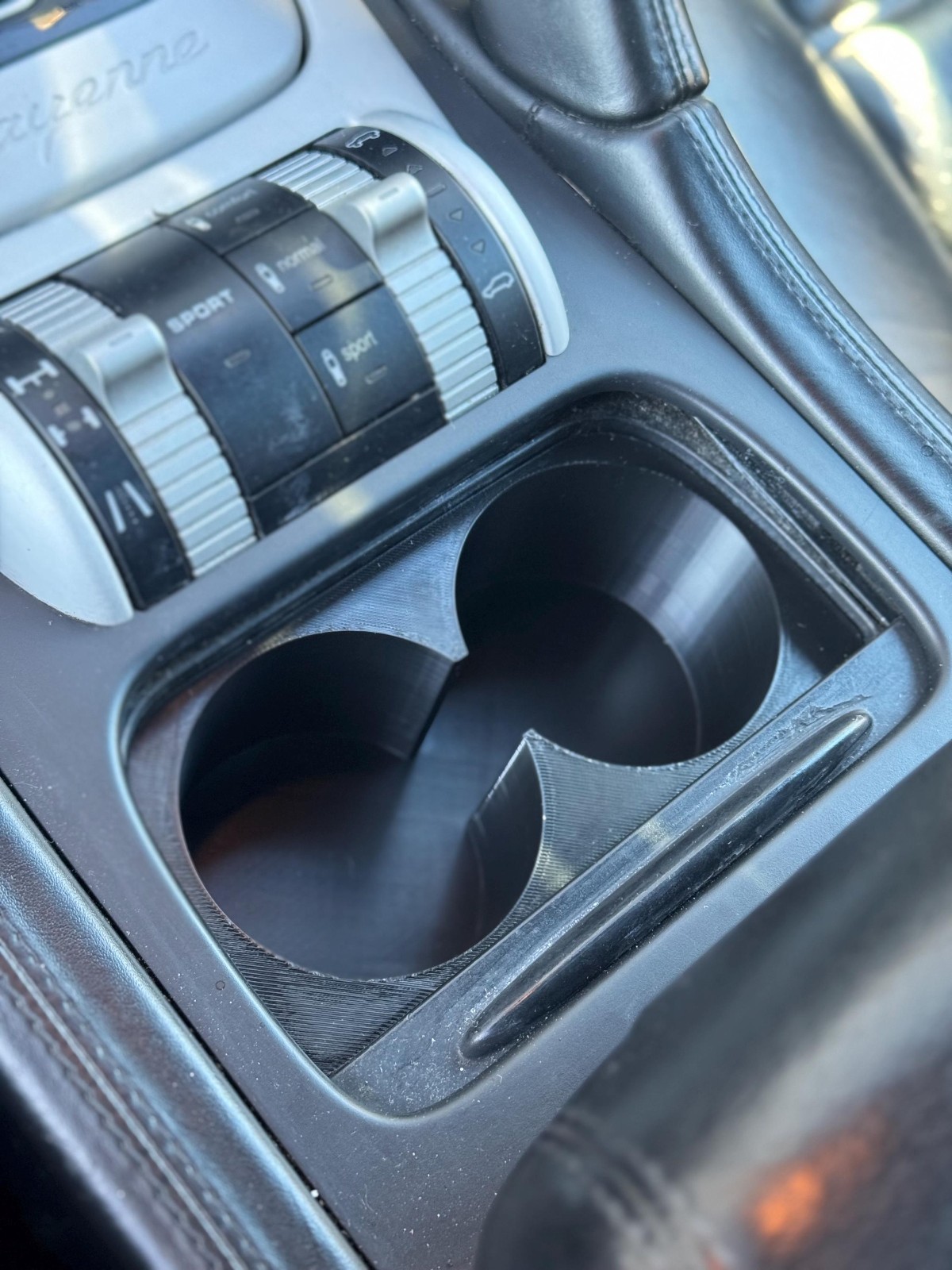 Porsche Cayenne 955 957 Dual Cup Holder Insert 2003-2010