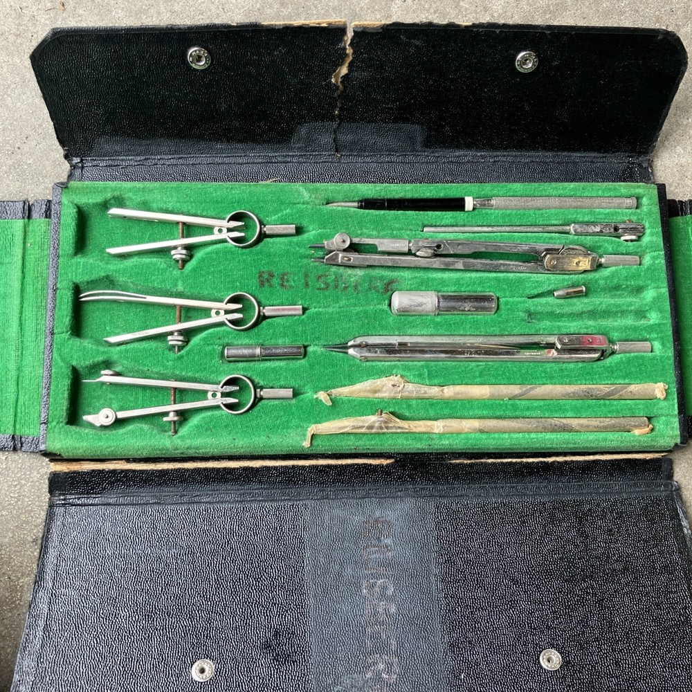 VTG Drafting Tools Made in Germany #1816 Antique Drafting Tool Set B2
