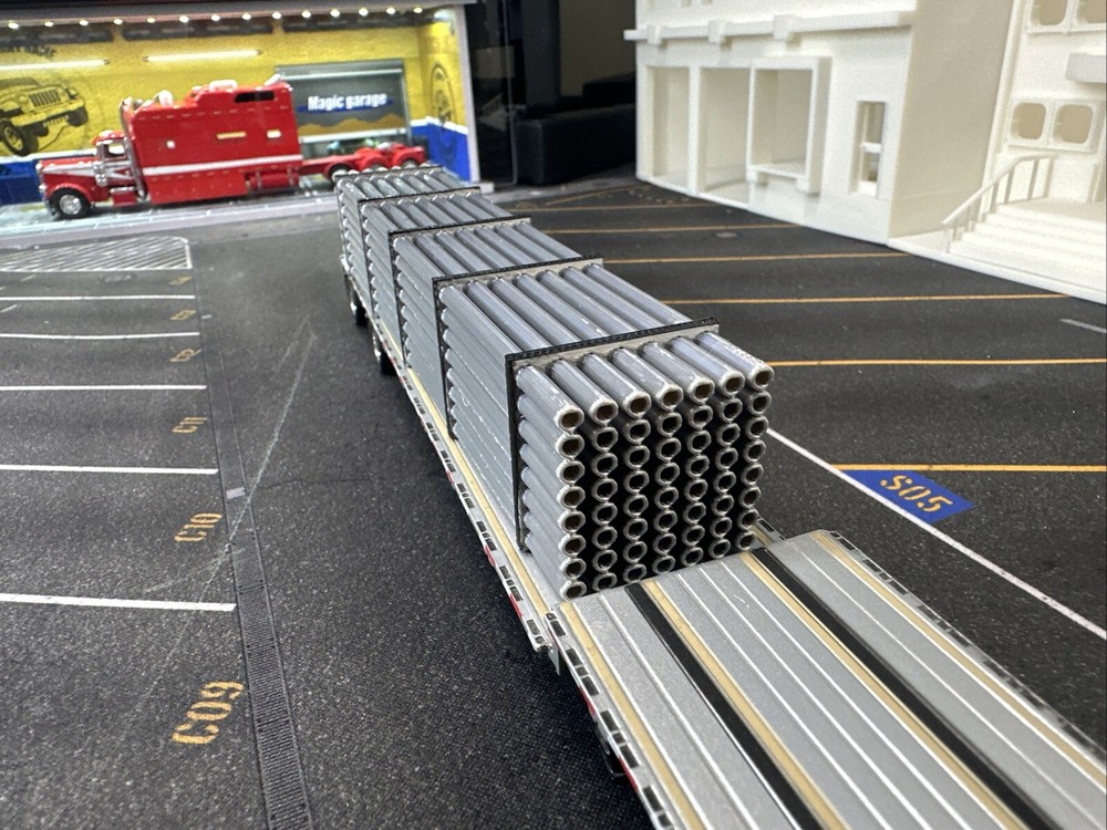 Metal Pipe Load For DCP Trucks 1/64 Scale