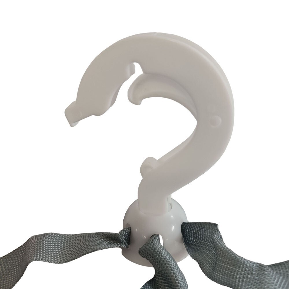 3-Tier Folded Mesh Clothes Hanging Dryer Sweater Drying Rack L Size 30 in