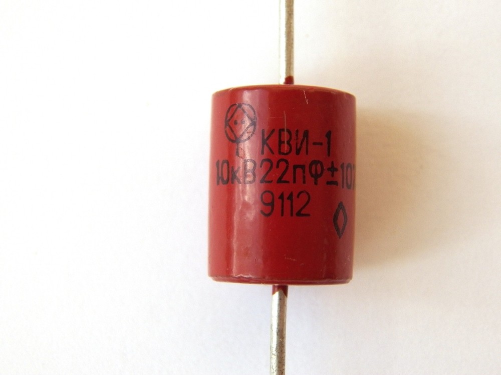 KVI-1 22pF 10KV ex-USSR HV Ceramic Capacitor QTY=10 NOS