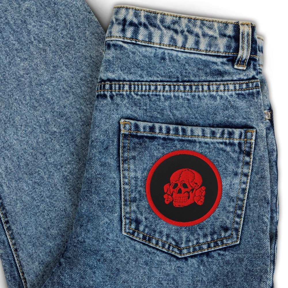 Crossbones Embroidered patches