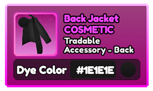 World Zero WZ - BACK ACCESSORY - BLACK #1E1E1E