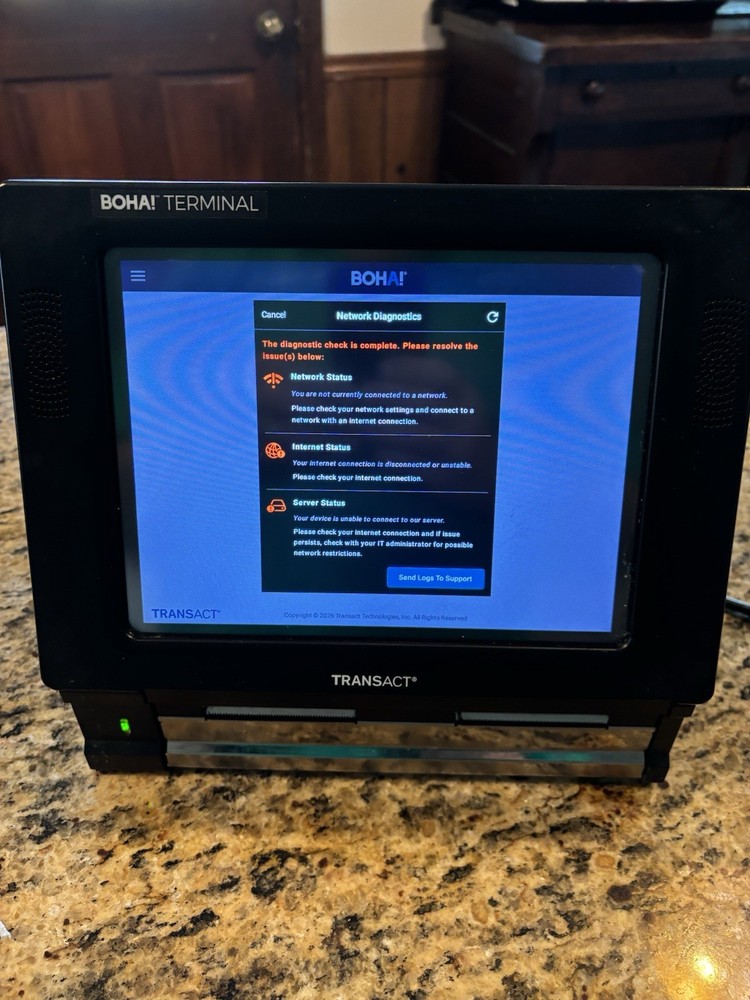 BOHA! MOD 9800 Transact Terminal