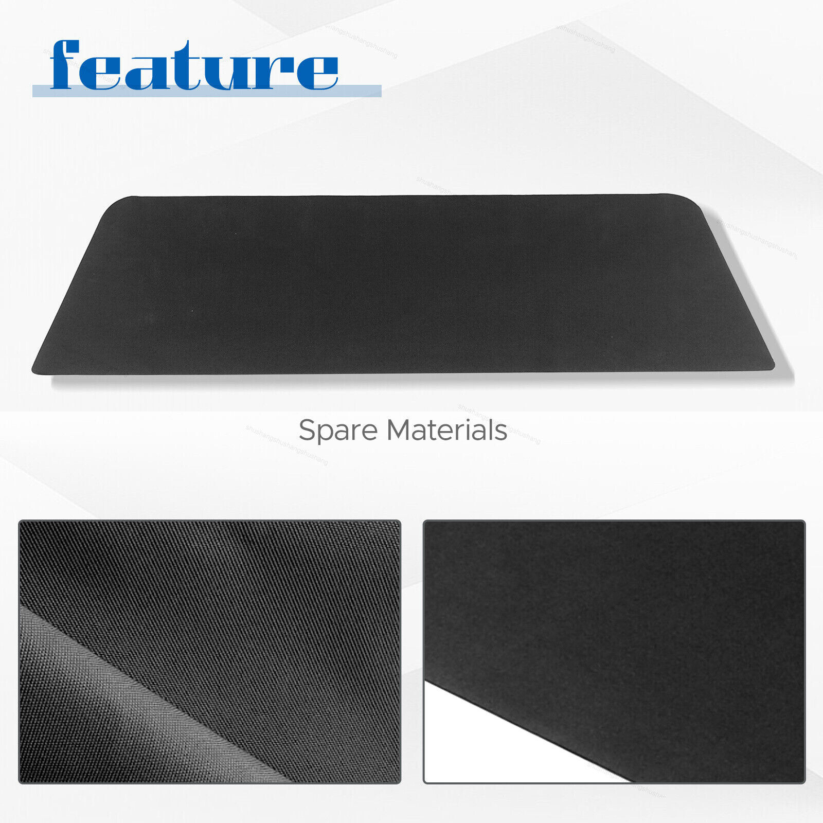 Fits 1971-1979 1980 MG MGB w/ 3Pcs Plastic Windows Soft Top Convertible Black