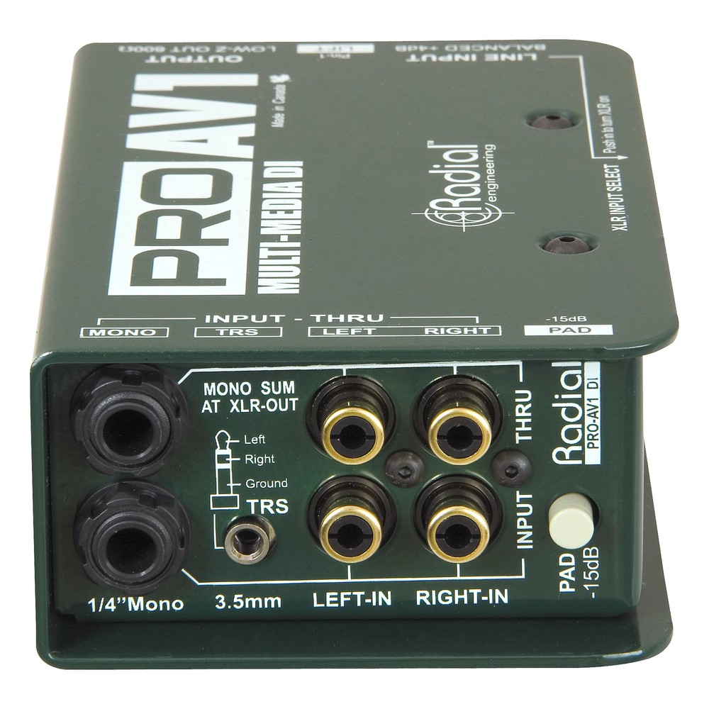 Radial ProAV1 Multi-Media Passive Direct Box