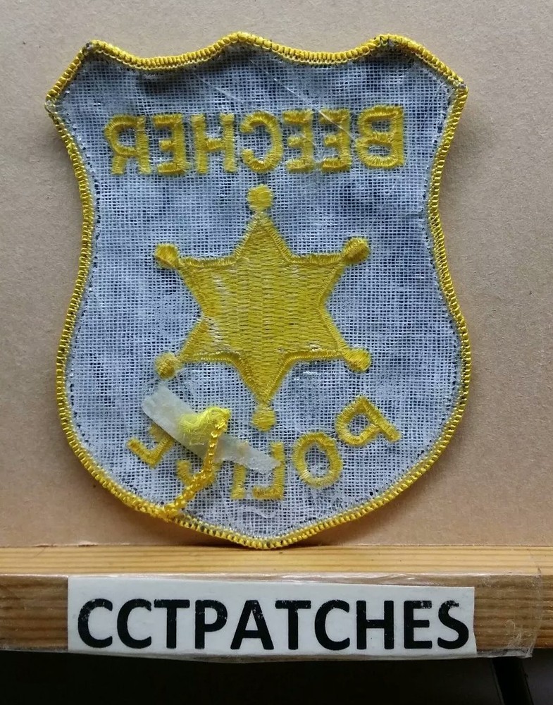 BEECHER, ILLINOIS POLICE SHOULDER PATCH IL