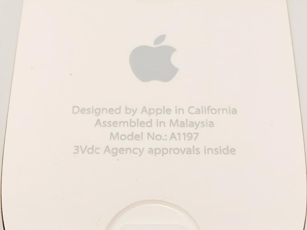 🖱️ Apple Mighty Mouse A1197 Bluetooth Wireless White Laser 4-Button Scroll Ball