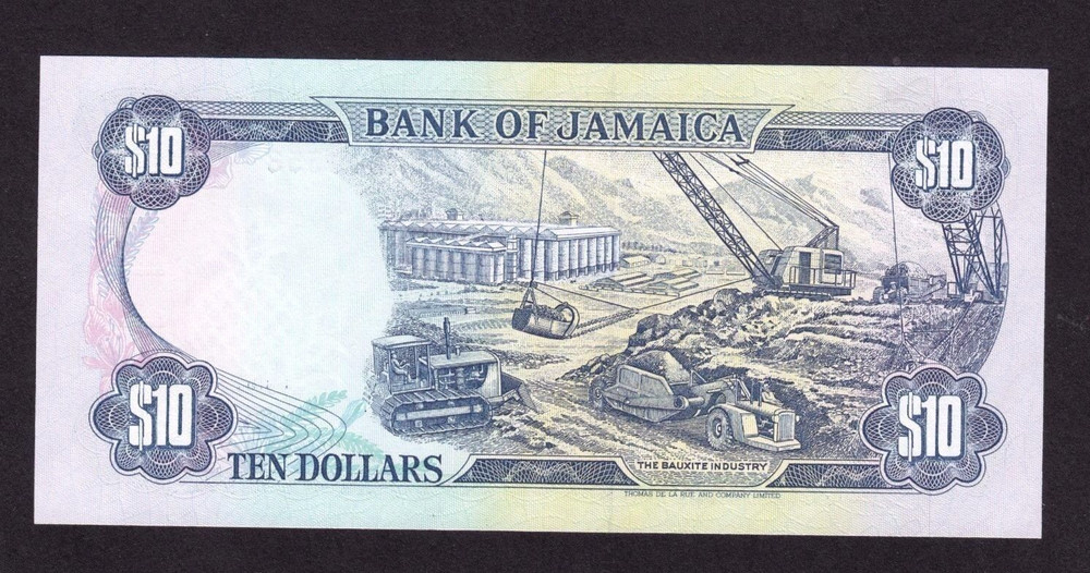 Jamaica $10 1994 P-71e UNC