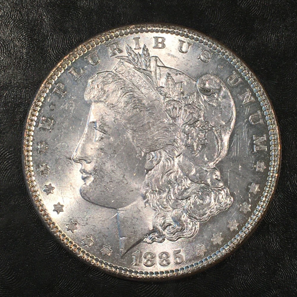 1885 Morgan Silver Dollar - High Quality Scans #i480