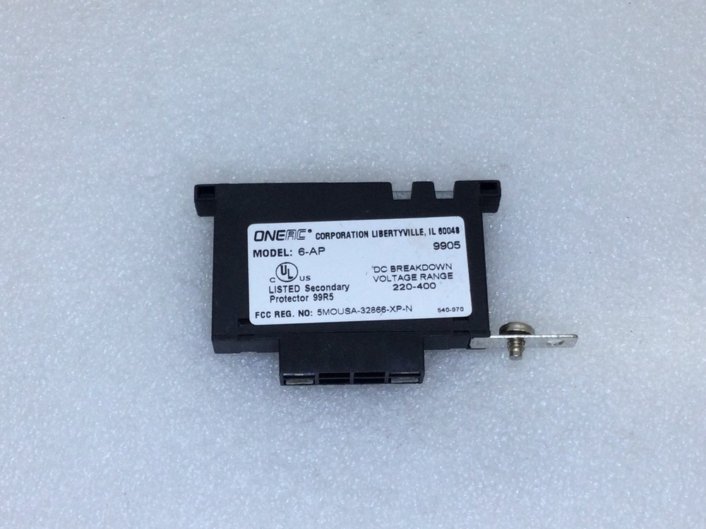 ONEAC 6-AP DC Communication Line Protector