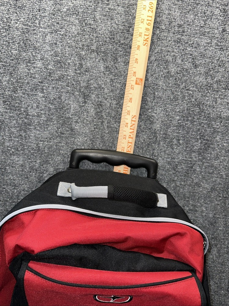 Eastsport Travel Backpack Rolling Two Wheeled Telescopic Handle
