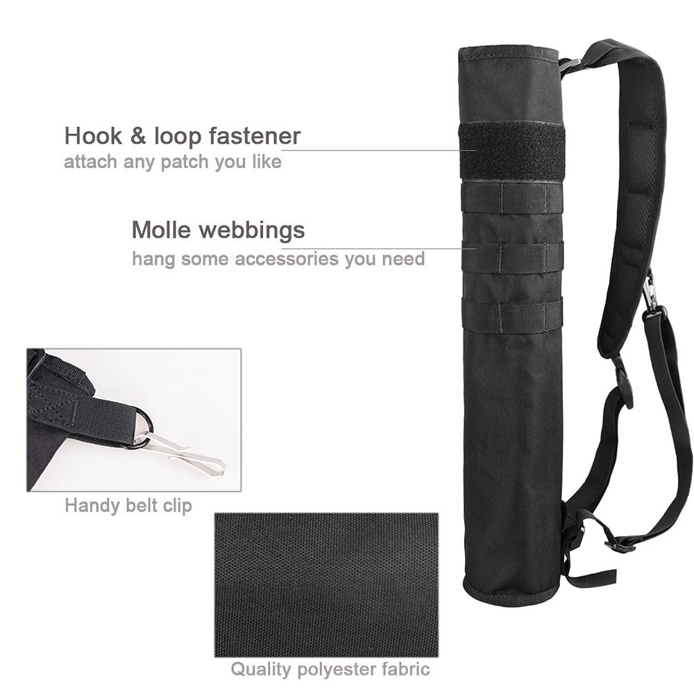 Archery Lightweight Back Arrow Quiver Foldable Compact Hip Arrows Bag with Mo...