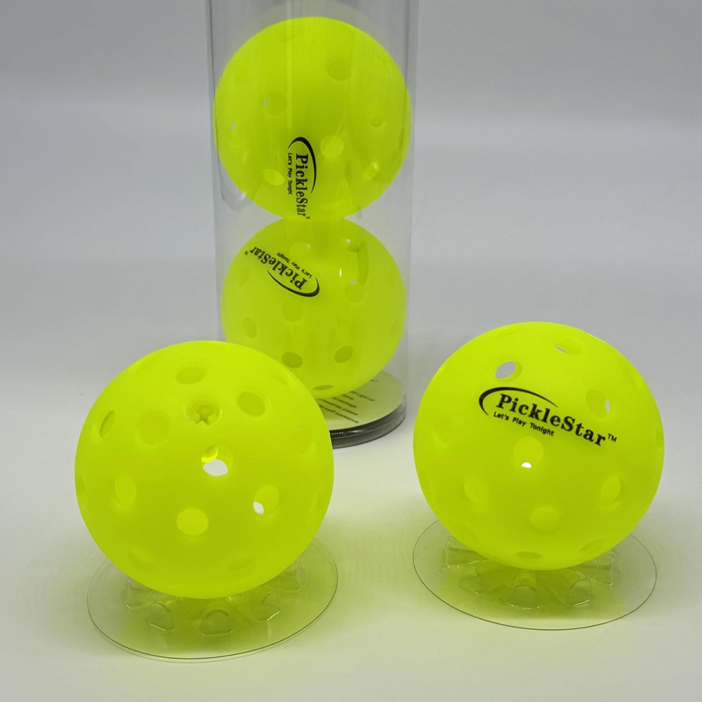 Gen 2 LED Pickleball Balls - Advanced Glow & Balanced Bounce, 4 Pack
