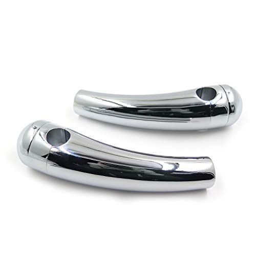 1 Inch Motorcycle Handlebar Pullback Risers, Aluminum Alloy 1" Chrome