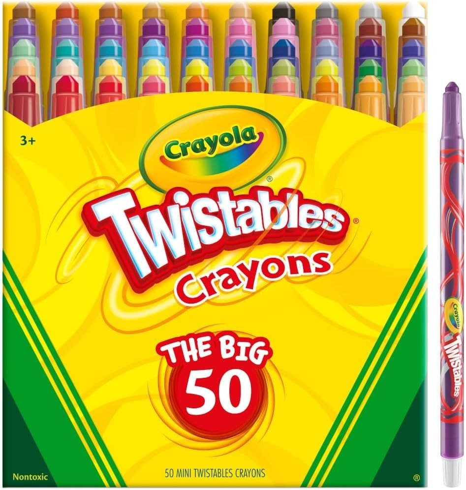 Crayola 523420 Mini Twistables Crayons Set - 50 Count