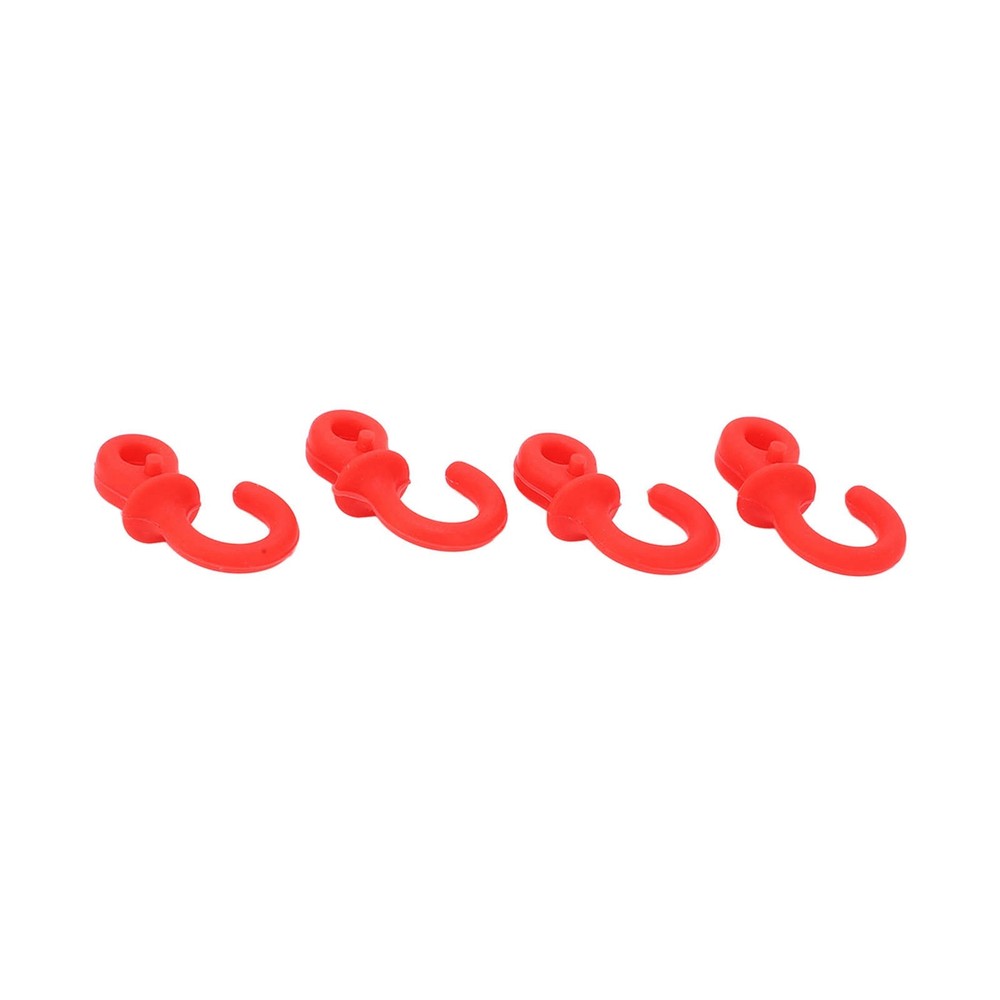 4x Archery String Silencers Monkey Tail Compound Bow String Stabilizer Red