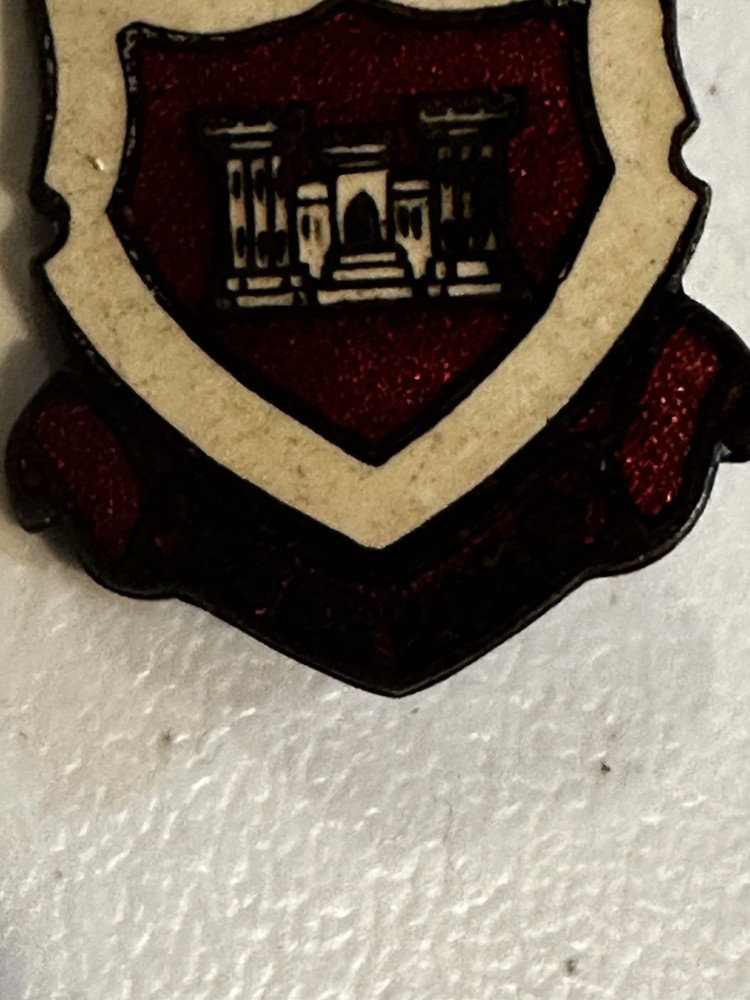Army EARLY SCHOOL Engineering E6 Meyer Screw Back DI DUI WWII L2